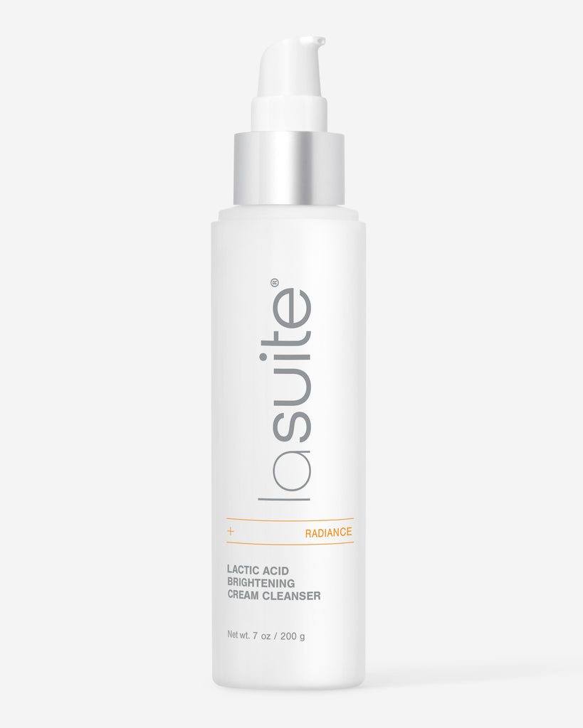 a Suite Skincare Lactic Acid Brightening Cream Cleanser